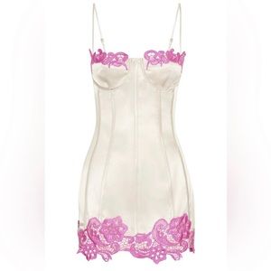 NWT - Tatiana Corset Mini Dress With Lace